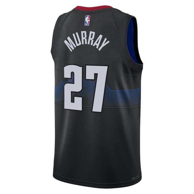 Jamal Murray 27 Denver Nuggets 2023/24 City Edition Swingman Jersey - Black - Image 3