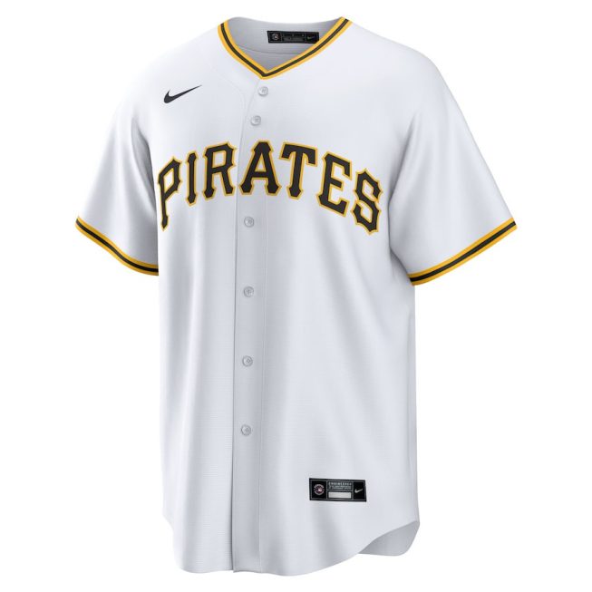 Bryan Reynolds 10 Pittsburgh Pirates Men Jersey - White - Image 2