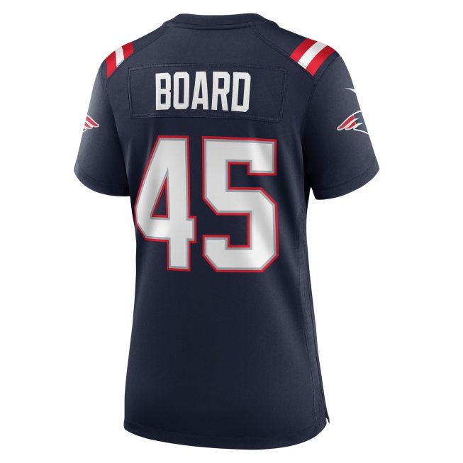 Chris Board New England Patriots Women's Game Player Jersey - Navy - Image 3