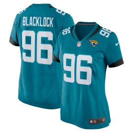 Ross Blacklock Jacksonville Jaguars Women's Team Game Jersey - Teal