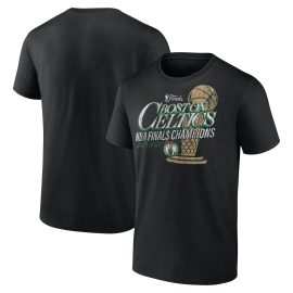 Boston Celtics 2024 Finals Champions Finals Champions Trophy Unisex T-Shirt - Black