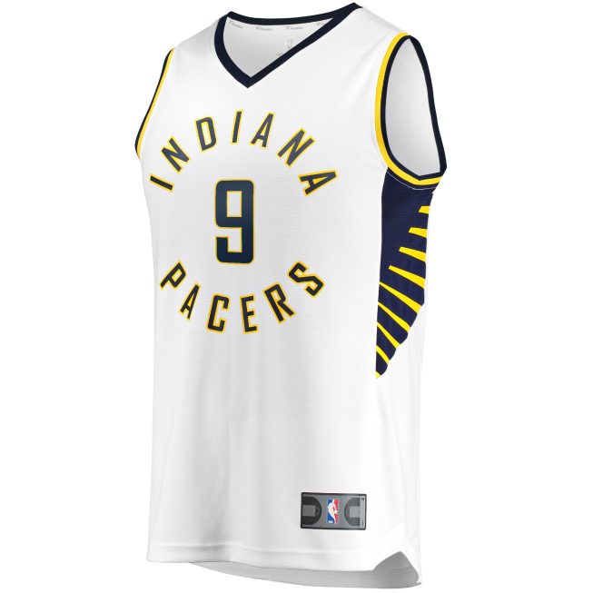 T.J. McConnell Indiana Pacers Fanatics Fast Break Player Replica Jersey - Association Edition - White - Image 2