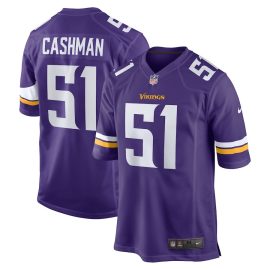 Blake Cashman 51 Minnesota Vikings Team Game Men Jersey - Purple