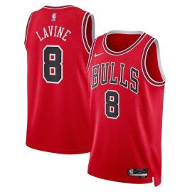 Zach Lavine 8 Chicago Bulls Unisex Swingman Jersey - Icon Edition - Red