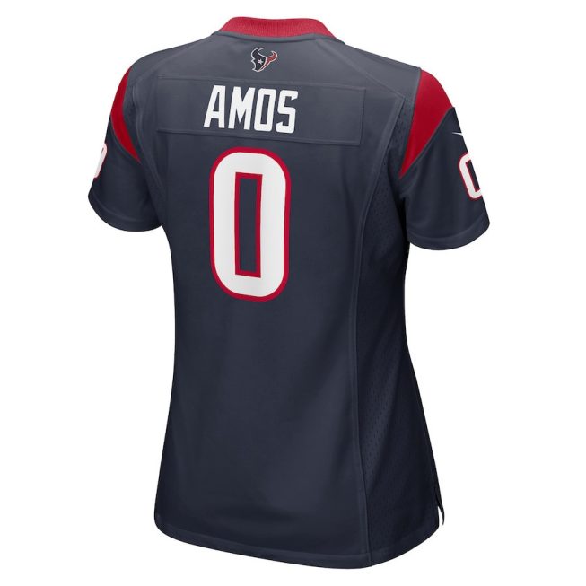 Adrian Amos 0 Houston Texans Women Game Jersey - Navy - Image 3