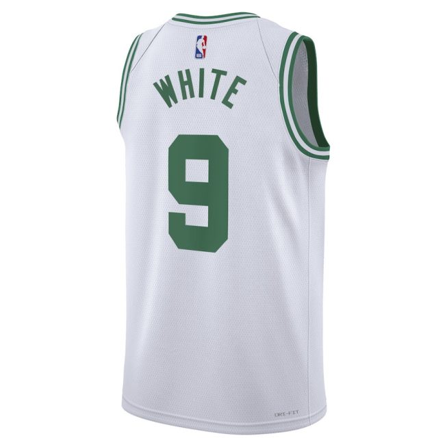 Derrick White 9 Boston Celtics Unisex Swingman Jersey - Association Edition - White - Image 3