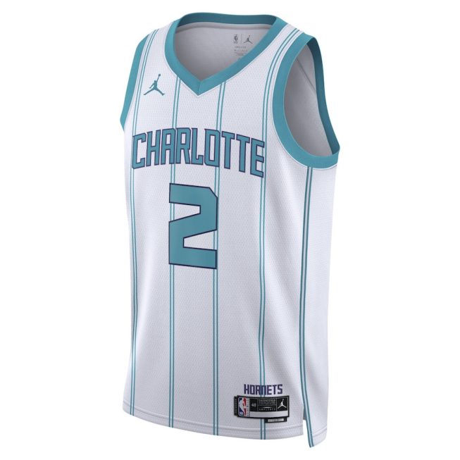 James Bouknight 2 Charlotte Hornets Unisex Swingman Jersey - Association Edition - White - Image 2