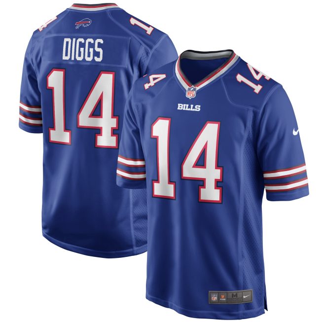 Stefon Diggs Buffalo Bills Game Player Jersey - Royal