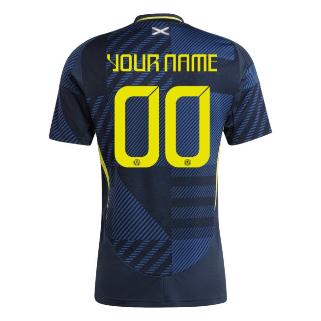 Scotland National Team 2024 Home Custom Men Jersey - Navy - Image 2