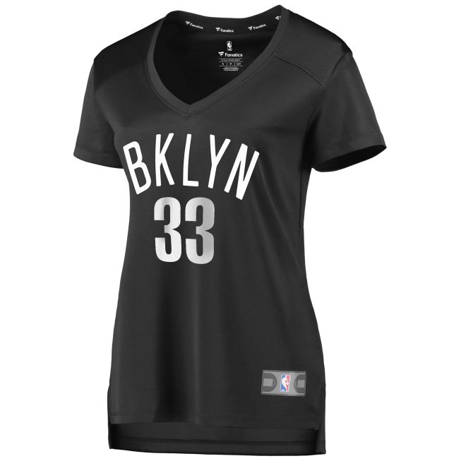 Nicolas Claxton Brooklyn Nets Fanatics Women's Fast Break Player Jersey - Statement Edition - Charcoal - Image 2