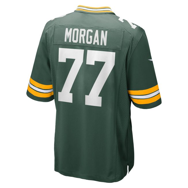 Jordan Morgan Green Bay Packers 2024 Draft First Round Pick Player Game Jersey - Green - Image 3