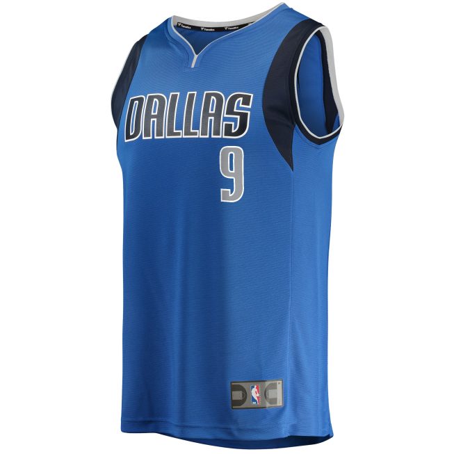 A.J. Lawson Dallas Mavericks Fanatics Youth Fast Break Player Jersey - Icon Edition - Blue - Image 2