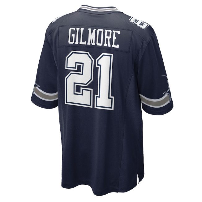 Stephon Gilmore 21 Dallas Cowboys Game Men Jersey - Navy - Image 3