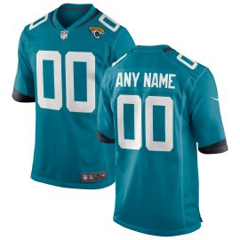 Jacksonville Jaguars Alternate Custom Game Jersey - Teal