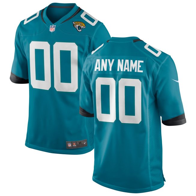 Jacksonville Jaguars Alternate Custom Game Jersey - Teal