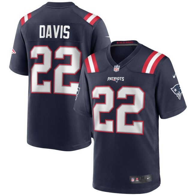 Cody Davis New England Patriots Game Jersey - Navy