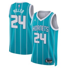 Brandon Miller 24 Charlotte Hornets Unisex Swingman Jersey - Icon Edition - Teal