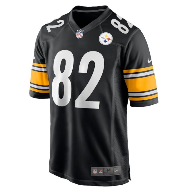 John Stallworth 82 Pittsburgh Steelers Men Retired Jersey - Black - Image 2