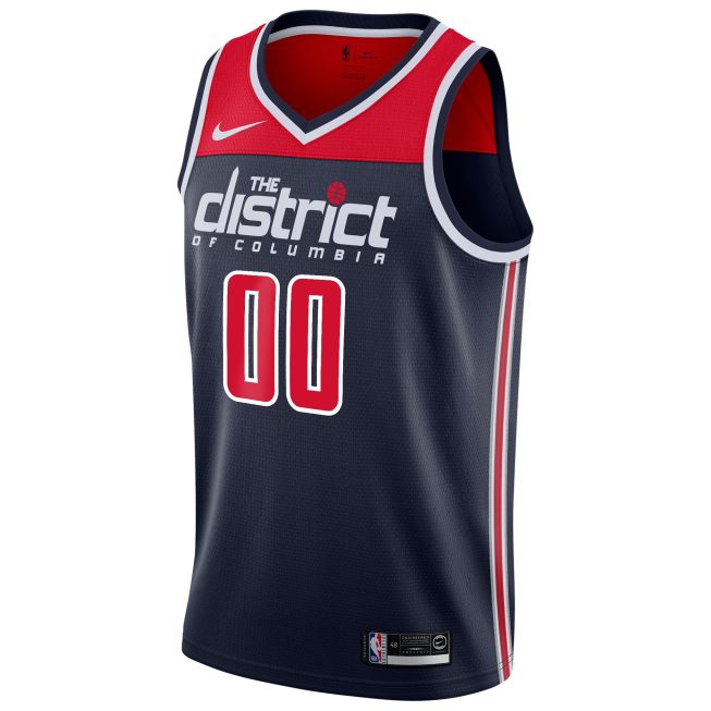 Washington Wizards 2019/20 Custom Swingman Jersey Navy - Statement Edition - Image 2