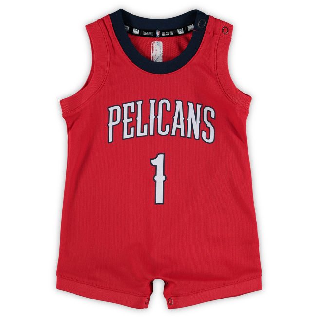 Zion Williamson New Orleans Pelicans Infant Replica Jersey - Red - Image 2