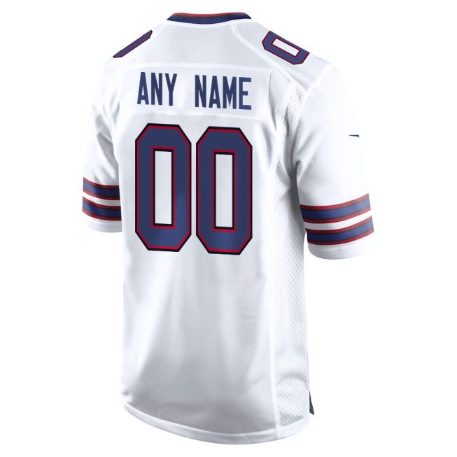 Buffalo Bills Billieve 2023 Playoffs Game Men Custom Jersey - White - Image 3