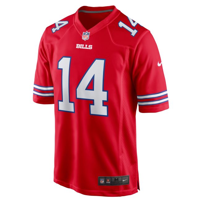 Stefon Diggs Buffalo Bills Alternate Game Jersey - Red - Image 2