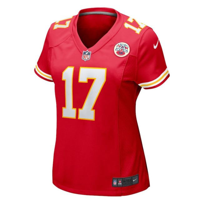 Richie James 17 Kansas City Chiefs Women Game Jersey - Red - Image 2