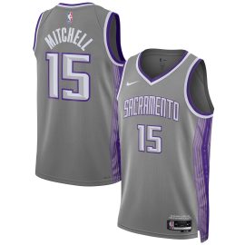 Davion Mitchell Sacramento Kings Unisex 2022/23 Swingman Jersey - City Edition - Anthracite