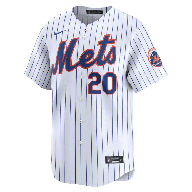 Pete Alonso New York Mets Youth Home Limited Player Jersey - White - Image 2