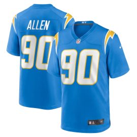 Brevin Allen 90 Los Angeles Chargers Men Game Jersey - Powder Blue