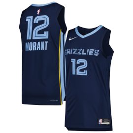 Ja Morant Memphis Grizzlies Authentic Jersey - Icon Edition - Navy