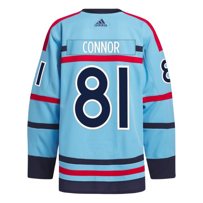 Kyle Connor Winnipeg Jets Anniversary Primegreen Authentic Player Jersey - Light Blue - Image 3