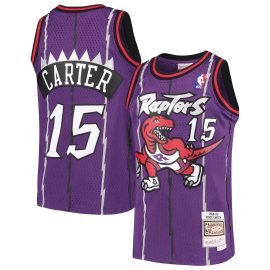 Vince Carter Toronto Raptors Mitchell & Ness Youth 1998/99 Hardwood Classics Swingman Throwback Jersey - Purple