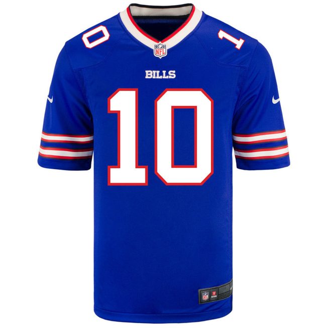 Khalil Shakir 10 Buffalo Bills Men Home Game Jersey - Royal - Image 2