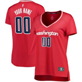 Washington Wizards Fanatics Women's Fast Break Custom Jersey Red - Icon Edition