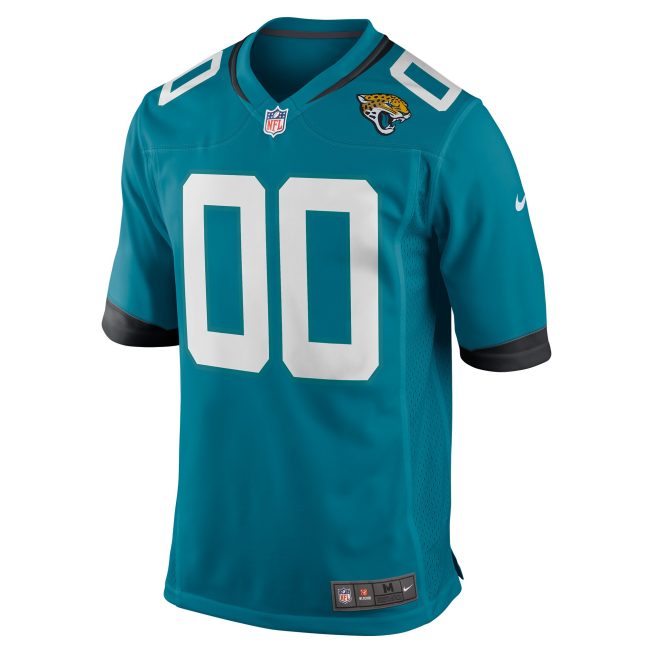 Jacksonville Jaguars Alternate Custom Game Jersey - Teal - Image 2