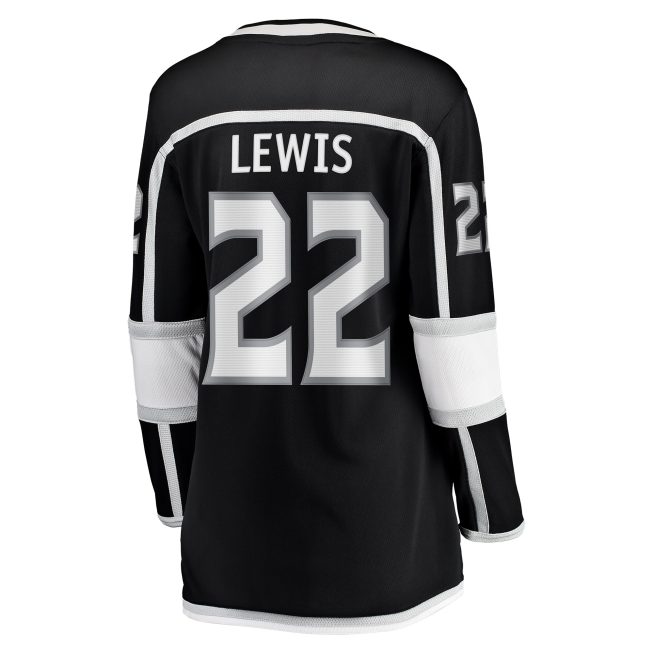 Trevor Lewis Los Angeles Kings Fanatics Women's Home Breakaway Player Jersey - Black - Image 3