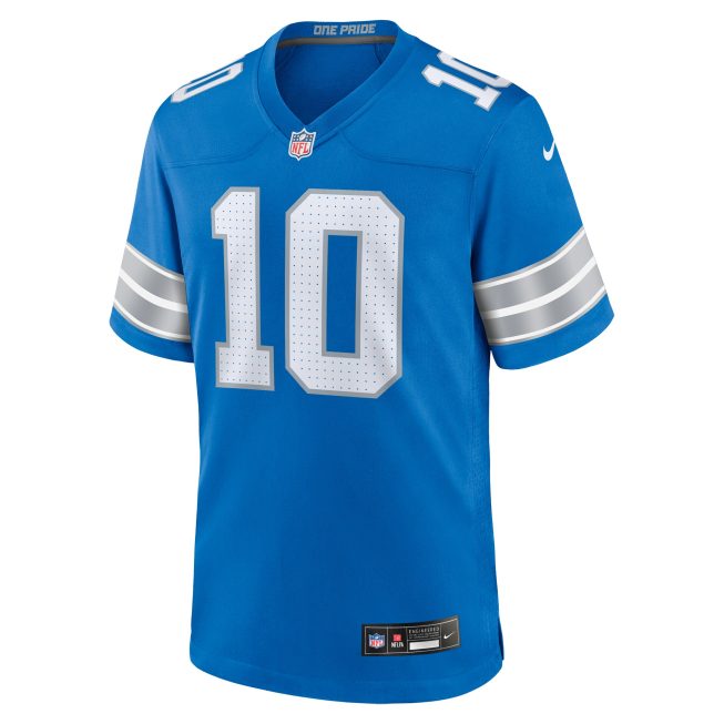 Tre'Quan Smith Detroit Lions Game Jersey - Blue - Image 2