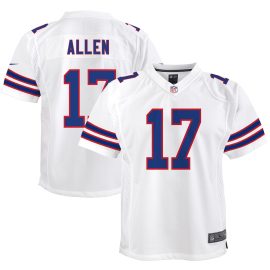 Josh Allen Buffalo Bills Youth Game Jersey - White