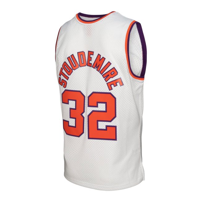 Amar'e Stoudemire Phoenix Suns Mitchell & Ness 2001/02 Hardwood Classics Swingman Jersey - White - Image 3