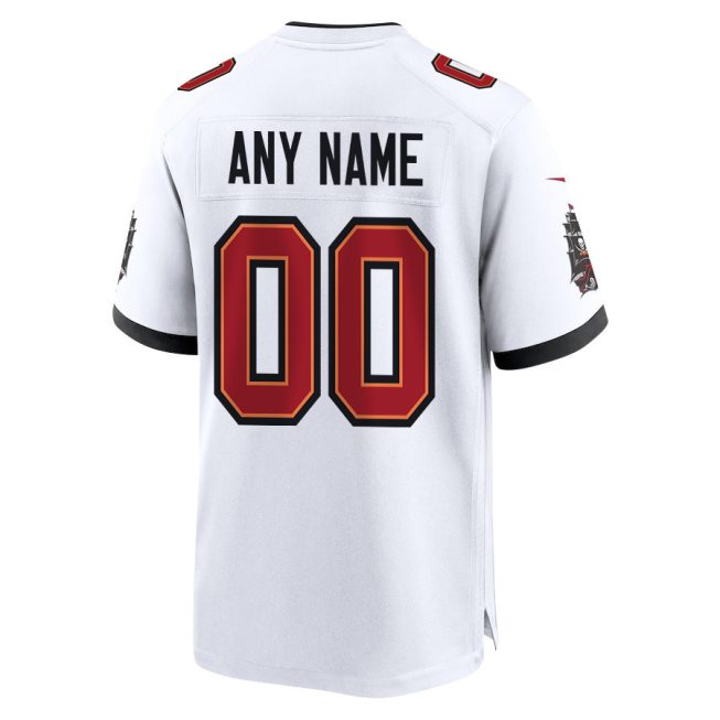 Tampa Bay Buccaneers 2023 NFC South Division Champions Locker Room Trophy Game Men Custom Jersey - White - Image 3