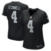 Aidan O'Connell 4 Las Vegas Raiders Women Game Jersey - Black