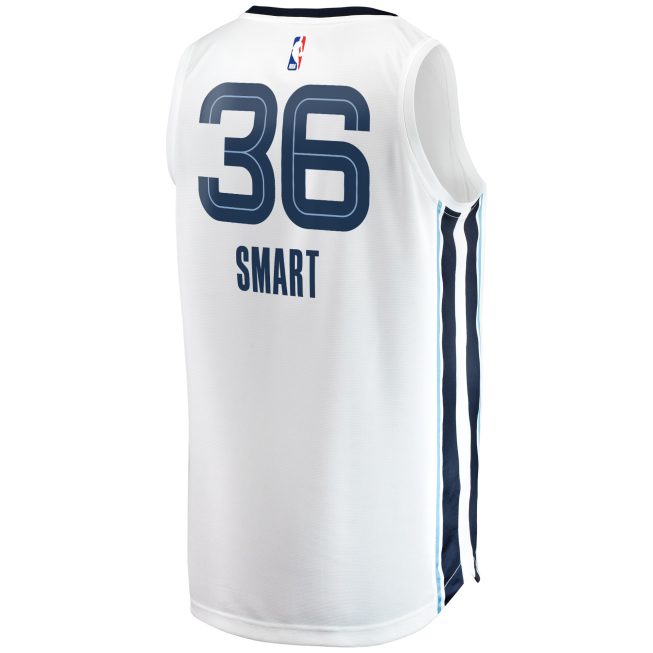 Marcus Smart Memphis Grizzlies Fanatics Fast Break Player Jersey - Association Edition - White - Image 3