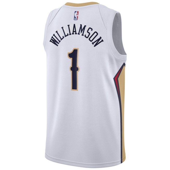 Zion Williamson 1 New Orleans Pelicans Unisex Swingman Jersey - Association Edition - White - Image 3
