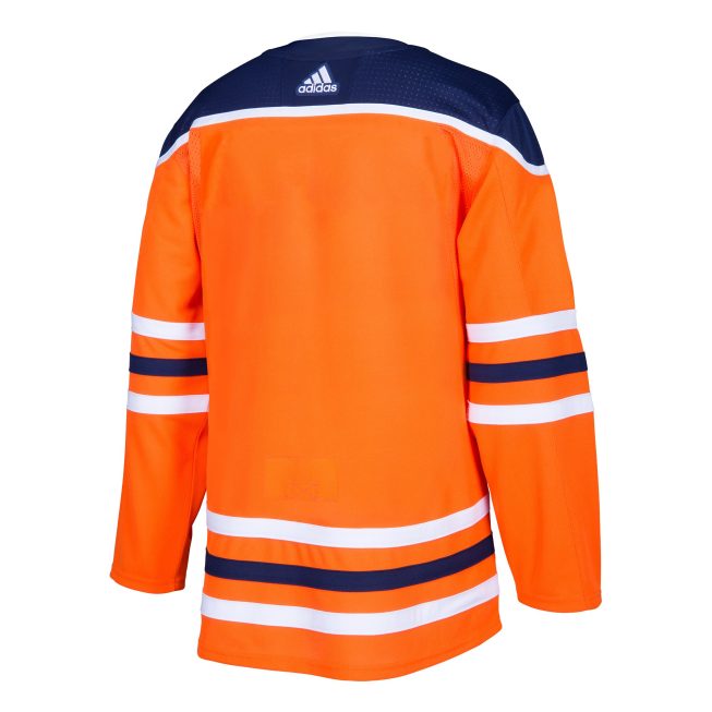 Edmonton Oilers Home Authentic Blank Jersey - Orange - Image 3