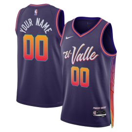 Phoenix Suns 2023/24 City Edition Swingman Custom Jersey - Purple