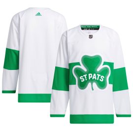 Toronto Maple Leafs St. Patricks Alternate Primegreen Authentic Jersey - White