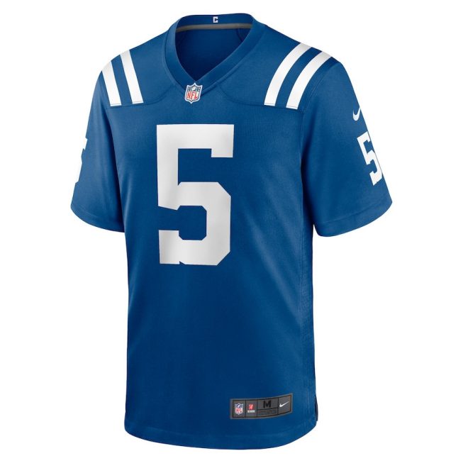 Anthony Richardson 5 Indianapolis Colts YOUTH Game Jersey - Royal - Image 2