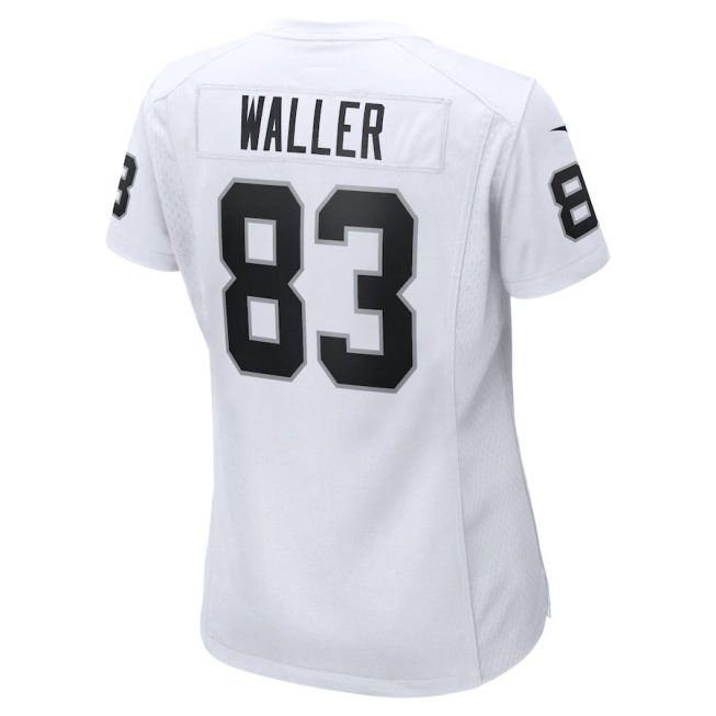 Darren Waller 83 Las Vegas Raiders Women Jersey - White - Image 3