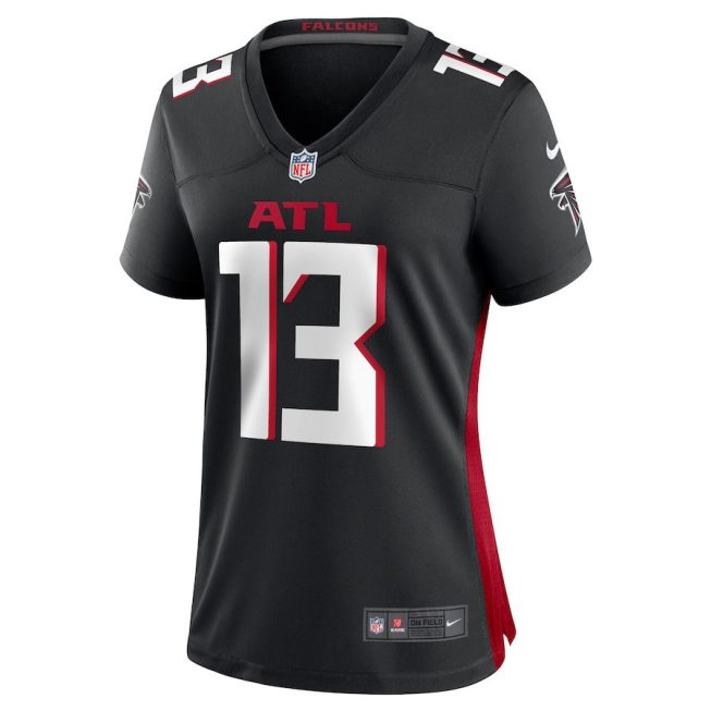 Bradley Pinion 13 Atlanta Falcons Women Game Jersey - Black - Image 2